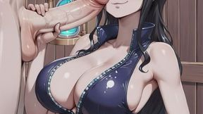One Piece Fanimation - Blowjobs, Handjobs, Footjobs, Cumshots, Facials, Big tits, Hentai, Nami, Perona, Nico Robbin, Anime, GFTJ, Girls Finish, Cum