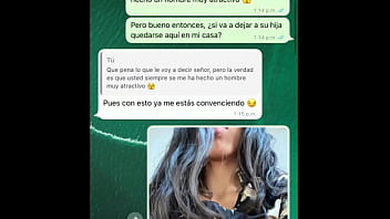 Tuve un chat hot por whatsapp con el padrastro de mi mejor amiga y terminamos follando - Tara Rico