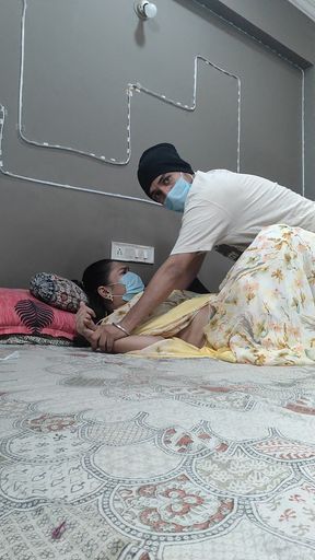 Maksed enter my house and fuck very hard