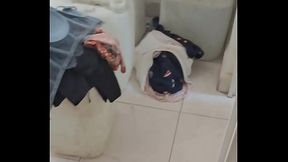 Calzones de mi sobrina cuando se meti&oacute_ a ba&ntilde_ar