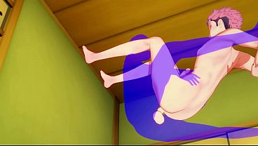 Jujutsu Kaisen Yaoi - Yuji Bareback - Sissy crossdress Japanese Asian Manga Anime Film Game Porn