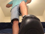 Gay Boot Lick Mesmerize & Orgasm Denial POV