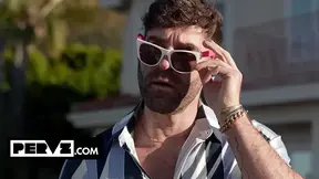 Bratty rich girl Lily Starfire gets a lesson in respect from a hot pool guy