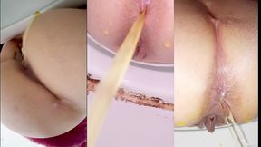 asmr!飞流直下水花绽放----灌肠/肛门喷水/喷射/肛门特写/泡沫破碎声/尿液/尿尿声/屁眼/菊花开发/肛门玩弄/厕所恋物/pissing/pee/enema