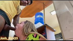 Desperate MILF offers hefty cock and ass for cash