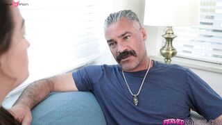 Father's Day Surprise - Stepdaughter Gives Dad A Sexual Experience He Won't Forget