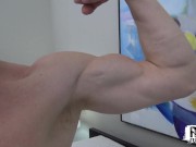 RawFuckBoys - Hung jock Rogan Reid shows off and strokes hot cock solo