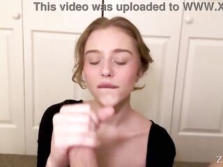 The gal from tinder sucked hard on the 1st date and drank all the cum