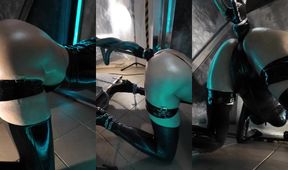 Latex Slave Ass Ripped Fuck Machine Bulge Gushing Creampie Destroyed