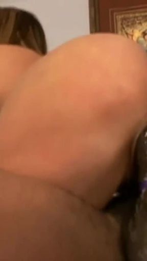 Thick cock fucking this tiny pussy