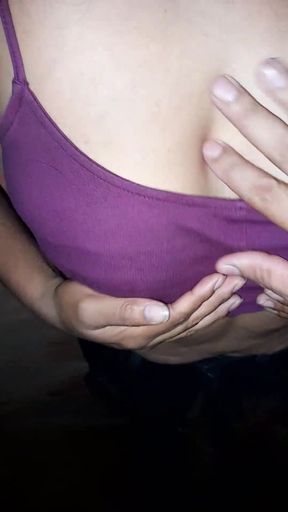 Grateful to my brother-in-law after the walk she ended up cumming inside her