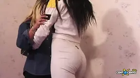 Drilling tongues of super lesbians  Penetrations with butter  Thirsty lesbians &mdash;  deep kisses
