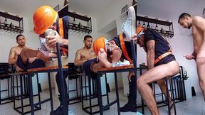 operario fardado saiu do trampo pra dar o cu pro engenheiro