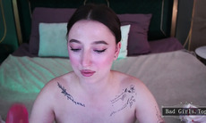 Very big ass and big boobs petite teen dildo play