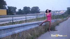 The sexiest ladies outside peeing in front of the world