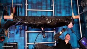 Suspended, Milked and Throat Fucked in Bondage 4K