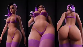 Sombra Slut Walk Nude Version