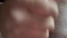 Stroking my bbc until I cum