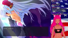 Lewd VTuber Neko Seduces As Maid In Anime RPG Livestream