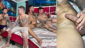 tirando a virgindade da boca de allan guerra (muita putaria nessa brotheragem epica)
