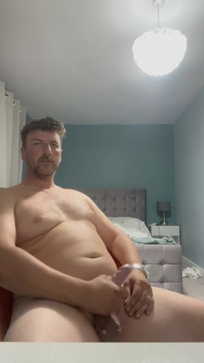 Horny Daddy Wanks and Fingers Arse