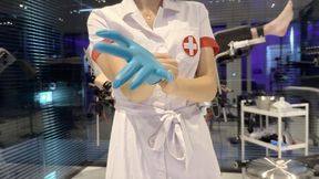 Fisting Virgin Prep - Dr Jolie Examines Patient's Tight Asshole - part I [4k]