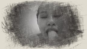 Asian teen with natural tits shows off her deepthroat skills