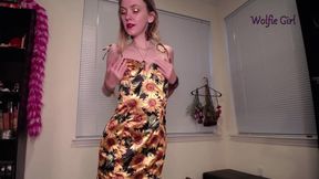 Sunflower Dress Ass Worship