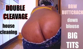 BIG BUTT CRACK BIG TITS BBW AFRICAN CLEANER Laceface