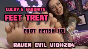 Cucky's Favorite Feet Treat - Foot Fetish JOI