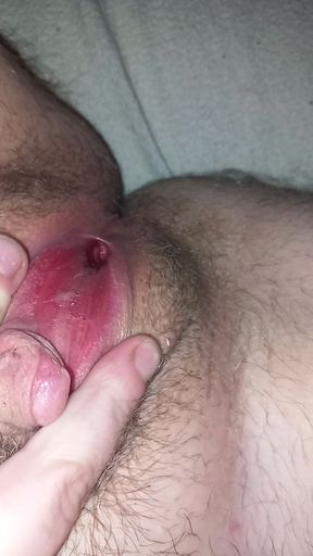 Playing with clit and rubbing pussy