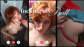 Cucking my bf on FaceTime