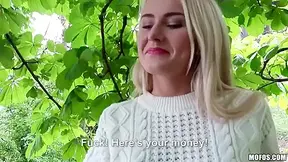 Blonde Hottie Fucks Outdoors 1 - Aisha