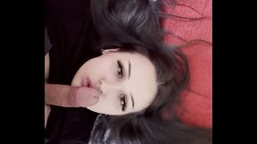 Face Fucking BIG Dick till HUUGE Cumshot