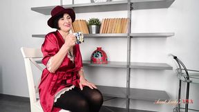 AuntJudysXXX - Busty Mature Hairy Stepmom Minia Fucks Her Stepson After Tea