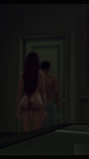 Must-see moment from &quot;Your boyfriend&#039;s dad is jerking in the bathroom while you&#039;re full of cum&quot;