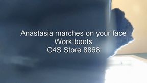 Anastasia marches on your face - work boots