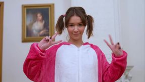 When Kitty Doll'_s , left home ! 5 animals fucked hard skinny babe DPP/DVP, DAP