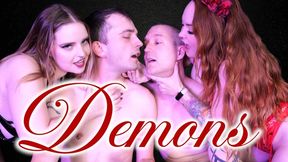 Busty Demons Tell Me to Fuck My Platonic Male Friend!