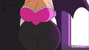 Rouge the bat bribing with sex to obtain the gems