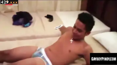 Daddy's Boy Fucked Hard In The Ass By Older Man And Swallows His Load!