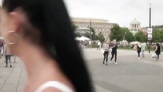 Sexy Street Casting - Amateur Porn Audition With Turned On Milf