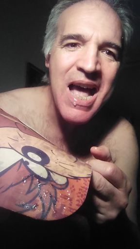 A River of Cum Coming Out of My Big Cock