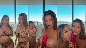 latina & asian lesbian joi nicole doshi la sirena