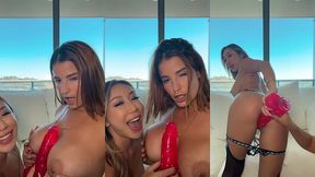 latina & asian lesbian joi nicole doshi la sirena