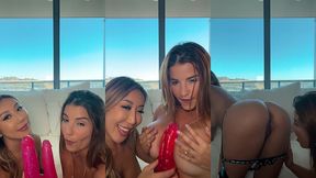 latina & asian lesbian joi nicole doshi la sirena