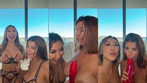 latina & asian lesbian joi nicole doshi la sirena