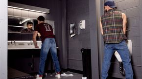 Just cruising in a restroom