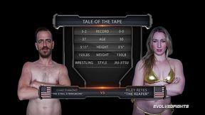 riley reyes vs chad diamond mixed wrestling