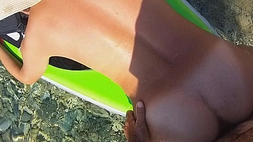 Anal Orgasm on SUP in wild